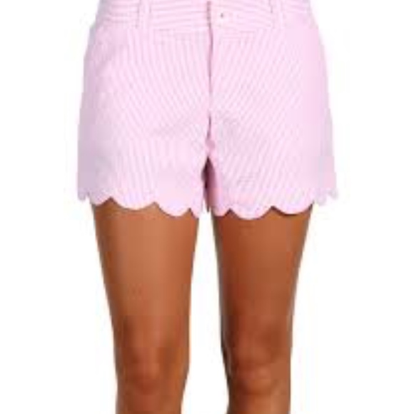 Lilly Pulitzer Pants - Lilly Pulitzer Buttercup Short in Pink Seersucker